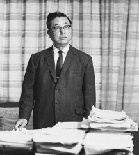 A young Eiji Toyoda in 1967. Image courtesy of Toyota Motor Corporation.